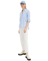 hellblaue Bluse von Tom Tailor
