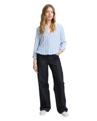 hellblaue Bluse von Tom Tailor