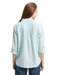 hellblaue Bluse von Tom Tailor