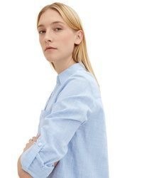 hellblaue Bluse von Tom Tailor