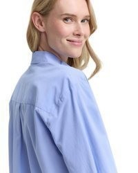 hellblaue Bluse von Tom Tailor