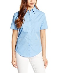 hellblaue Bluse von Unbekannt