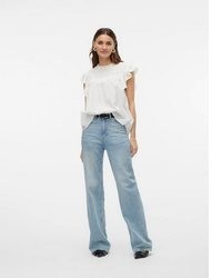 hellblaue Bluse von Vero Moda