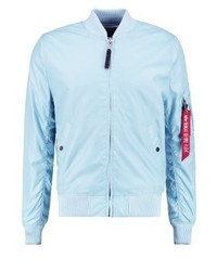 hellblaue Bomberjacke von Alpha Industries