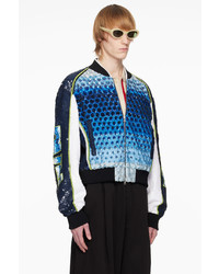 hellblaue Bomberjacke von Dries Van Noten