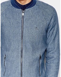 hellblaue Bomberjacke von Original Penguin