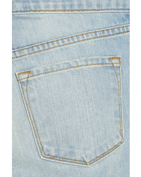 hellblaue Boyfriend Jeans mit Destroyed-Effekten von J Brand
