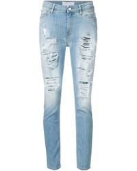 hellblaue Boyfriend Jeans mit Destroyed-Effekten von IRO