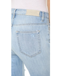 hellblaue Boyfriend Jeans mit Destroyed-Effekten von Iro . Jeans