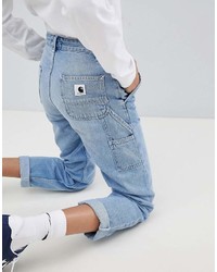 hellblaue Boyfriend Jeans