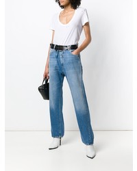 hellblaue Boyfriend Jeans von Unravel Project