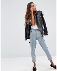 hellblaue Boyfriend Jeans von Asos