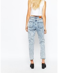 hellblaue Boyfriend Jeans von Monki