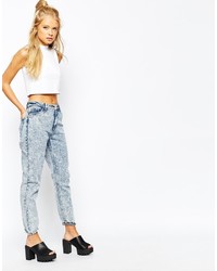 hellblaue Boyfriend Jeans von Monki