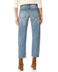 hellblaue Boyfriend Jeans von Free People