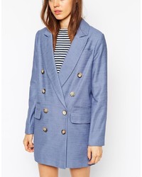 hellblaue Cabanjacke von Asos