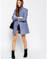 hellblaue Cabanjacke von Asos