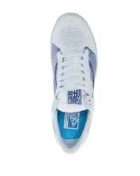 hellblaue Camouflage Segeltuch niedrige Sneakers von Vans