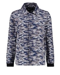 hellblaue Camouflage Shirtjacke von YOURTURN