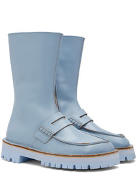 hellblaue Chelsea Boots aus Leder von CamperLab