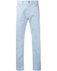 hellblaue Chinohose von Armani Jeans