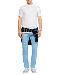 hellblaue Chinohose von Burberry