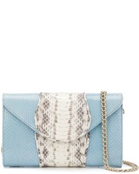 hellblaue Clutch von Khirma Eliazov