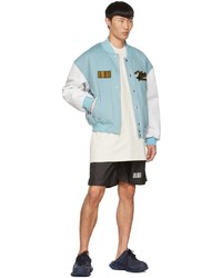 hellblaue Collegejacke von VTMNTS