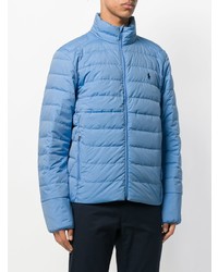 hellblaue Daunenjacke von Polo Ralph Lauren