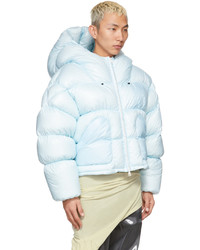 hellblaue Daunenjacke von Moncler Genius