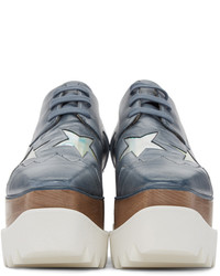 hellblaue Derby Schuhe von Stella McCartney