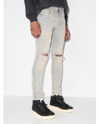 hellblaue enge Jeans mit Destroyed-Effekten von Represent