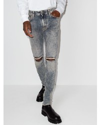 hellblaue enge Jeans mit Destroyed-Effekten von Represent