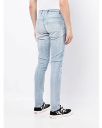 hellblaue enge Jeans mit Destroyed-Effekten von Represent