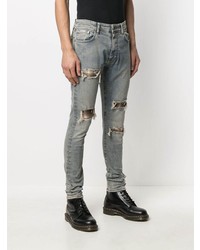 hellblaue enge Jeans mit Destroyed-Effekten von Represent