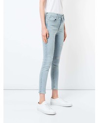 hellblaue enge Jeans mit Destroyed-Effekten von Rag & Bone