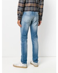 hellblaue enge Jeans mit Destroyed-Effekten von Closed