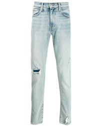 hellblaue enge Jeans mit Destroyed-Effekten von Levi's