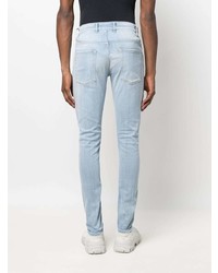 hellblaue enge Jeans mit Destroyed-Effekten von Represent