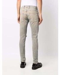 hellblaue enge Jeans mit Destroyed-Effekten von Represent