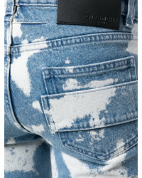 hellblaue enge Jeans mit Sternenmuster von Givenchy
