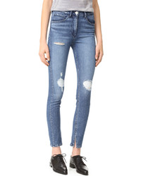hellblaue enge Jeans von 3x1