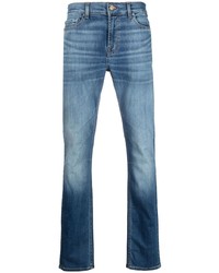 hellblaue enge Jeans von 7 For All Mankind
