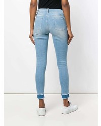 hellblaue enge Jeans von 7 For All Mankind