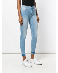 hellblaue enge Jeans von 7 For All Mankind