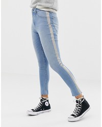 hellblaue enge Jeans von Abercrombie & Fitch
