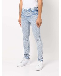 hellblaue enge Jeans von purple brand