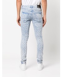 hellblaue enge Jeans von purple brand