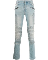 hellblaue enge Jeans von Balmain