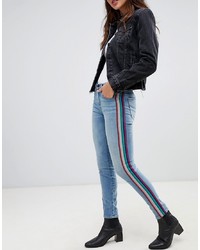 hellblaue enge Jeans von Blank NYC